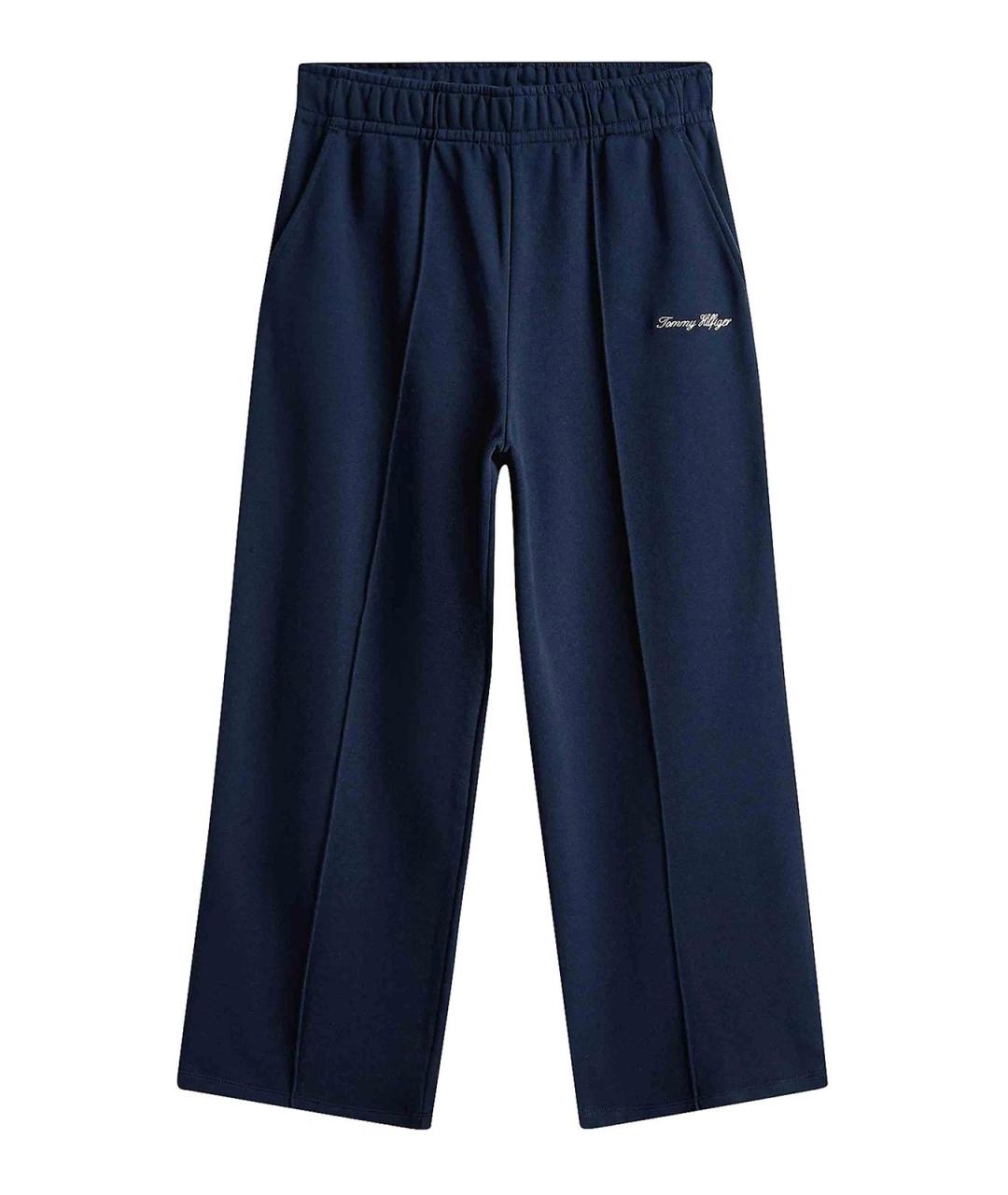 TOMMY HILFIGER Синие прямые брюки, фото 1
