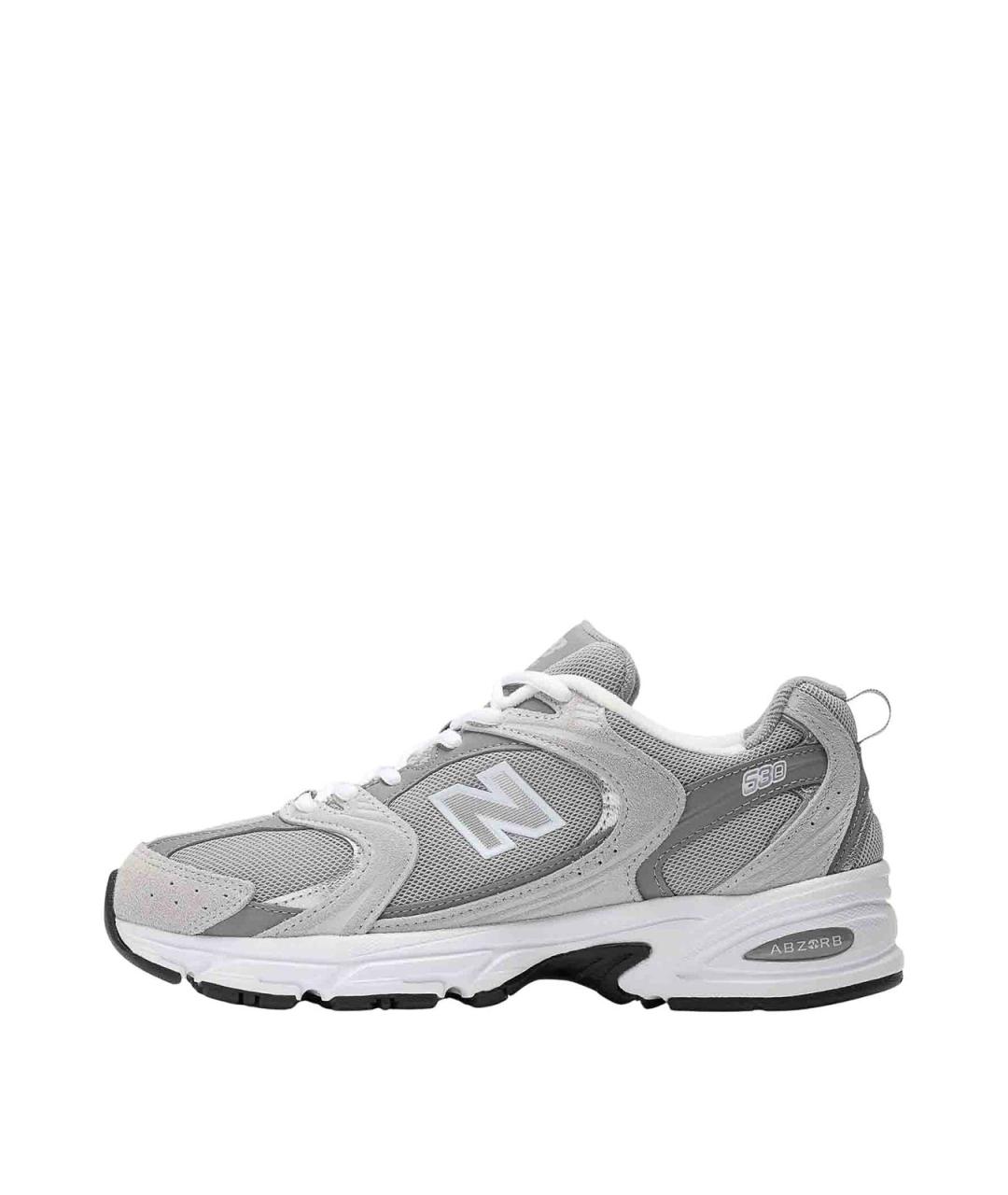 NEW BALANCE Серые кроссовки, фото 2