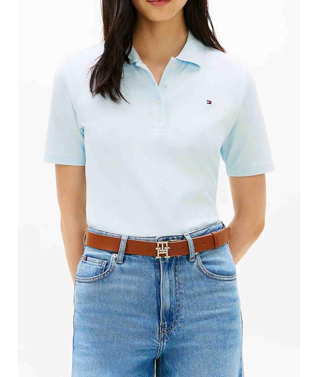 TOMMY HILFIGER Голубая футболка, фото 2