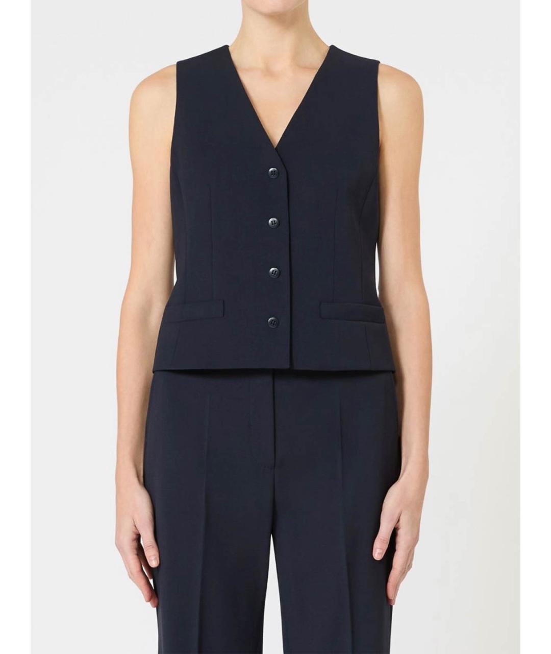 MAX MARA Синий жилет, фото 2