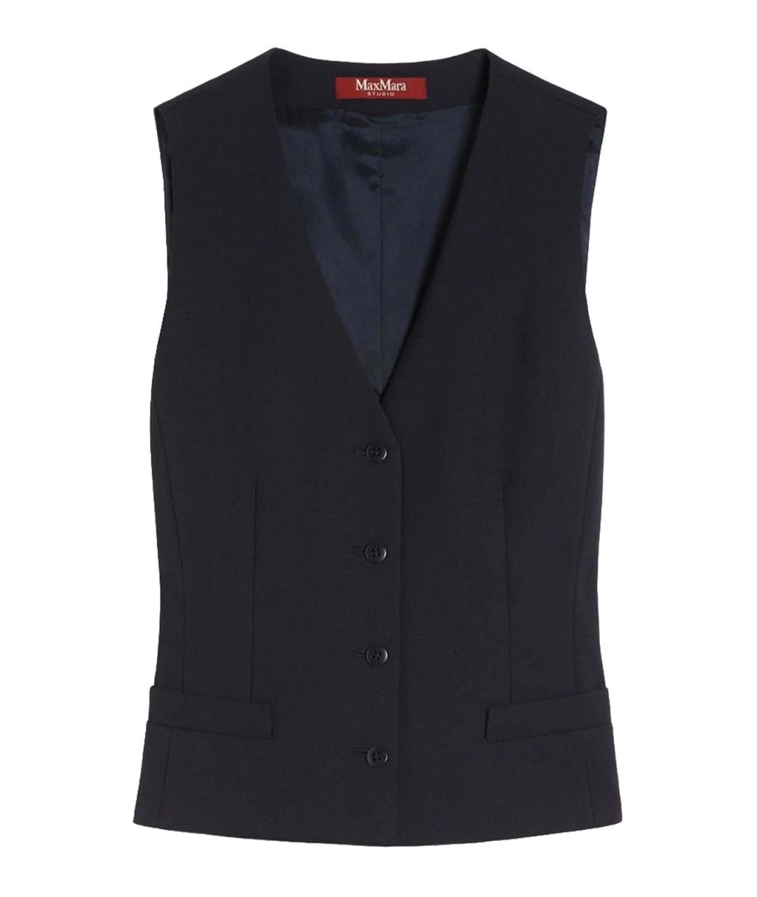MAX MARA Синий жилет, фото 1