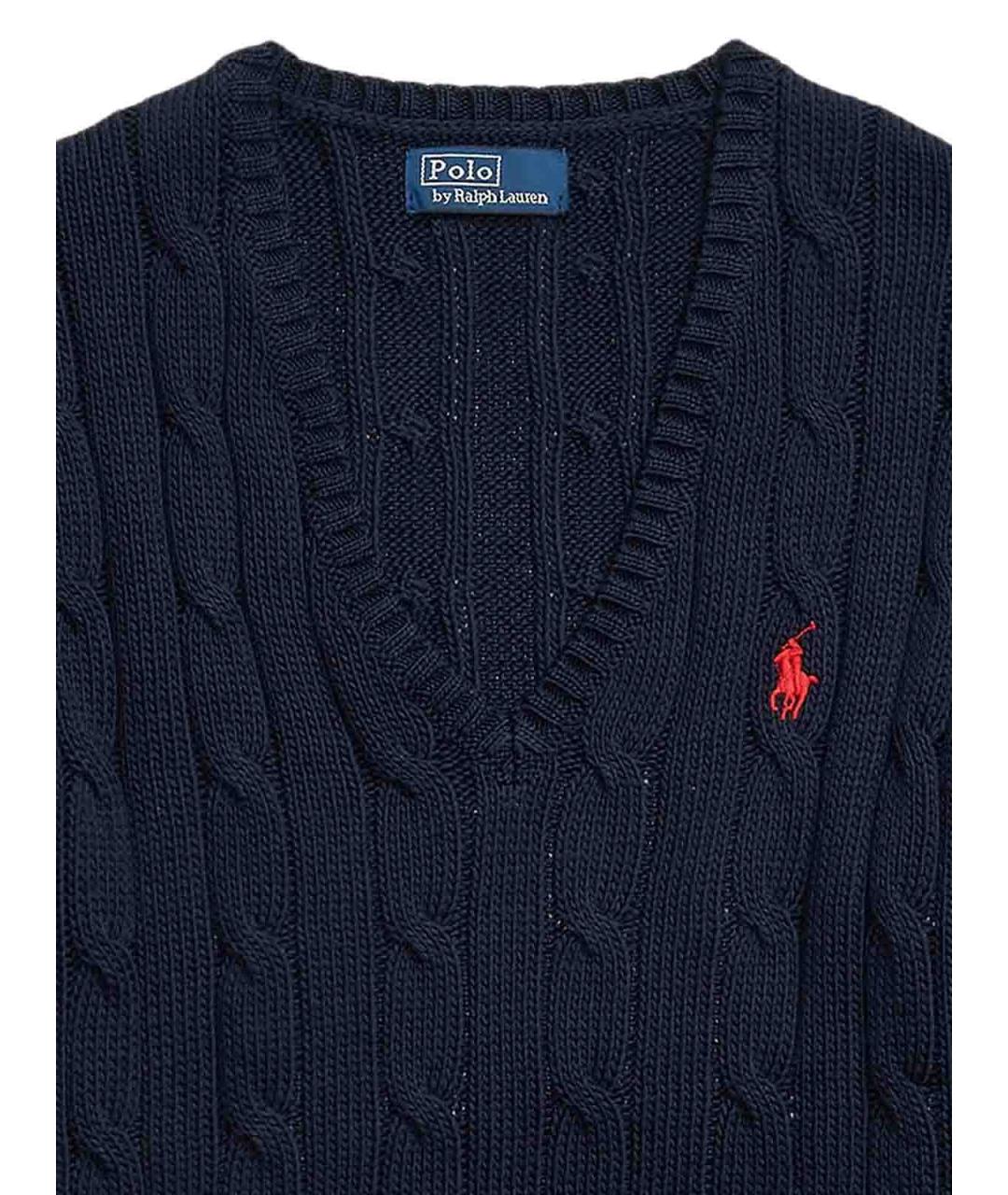 POLO RALPH LAUREN Темно-синий джемпер / свитер, фото 2