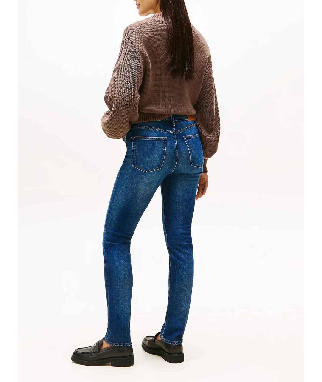 TOMMY HILFIGER Синие прямые джинсы, фото 3