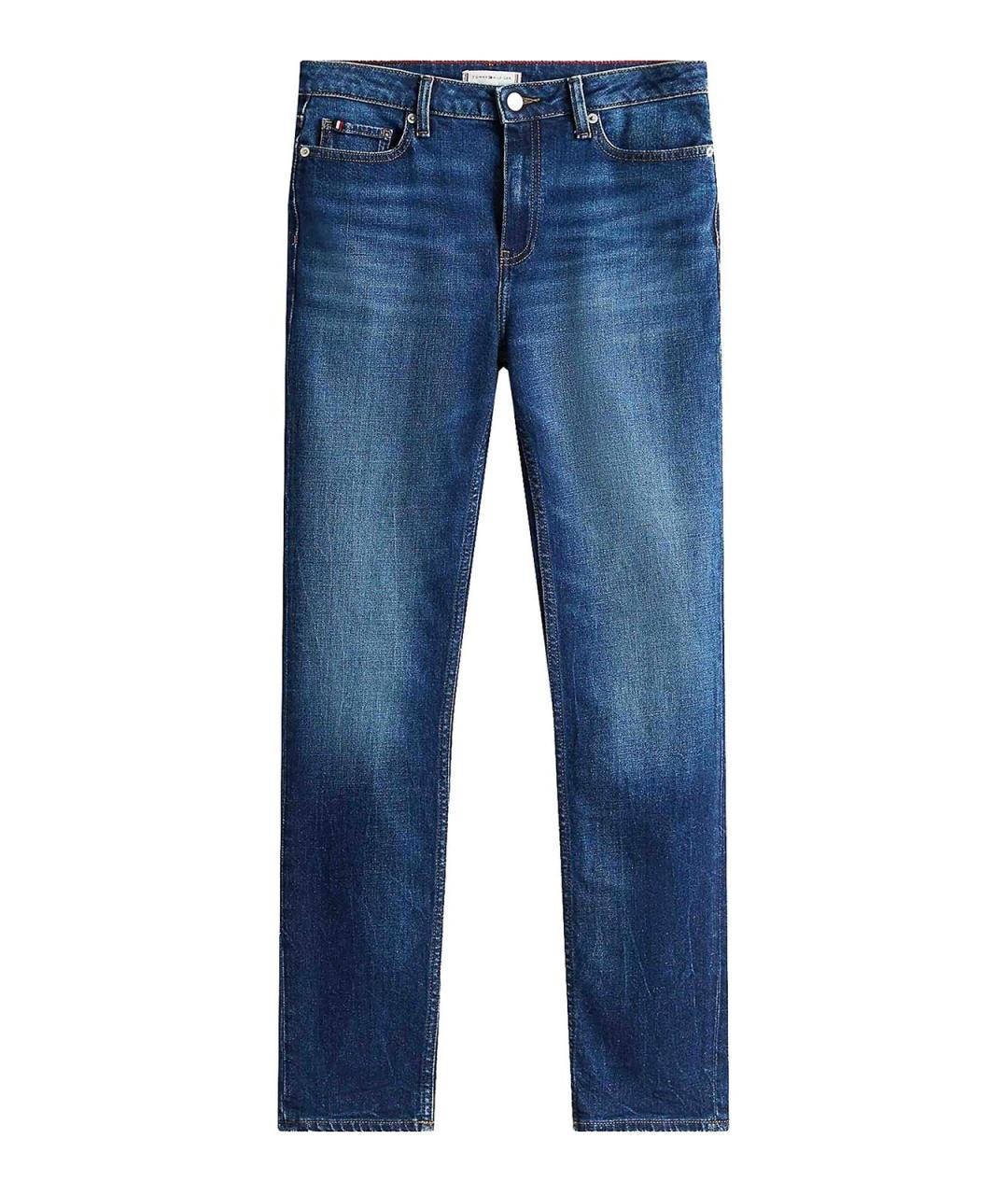 TOMMY HILFIGER Синие прямые джинсы, фото 1