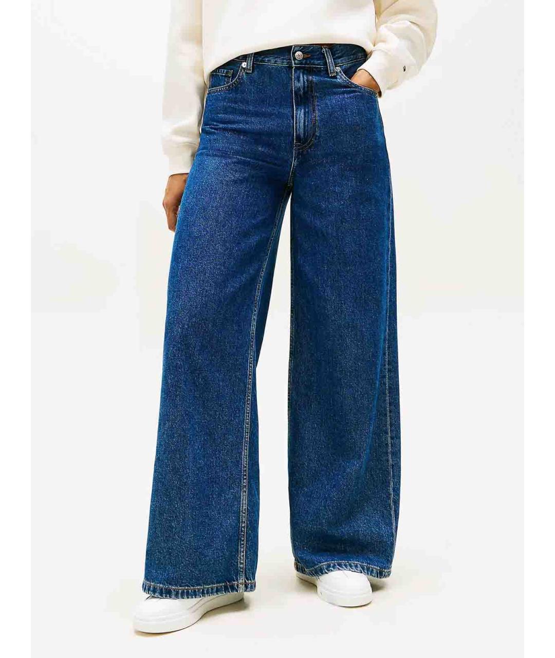 TOMMY HILFIGER Синие прямые джинсы, фото 2