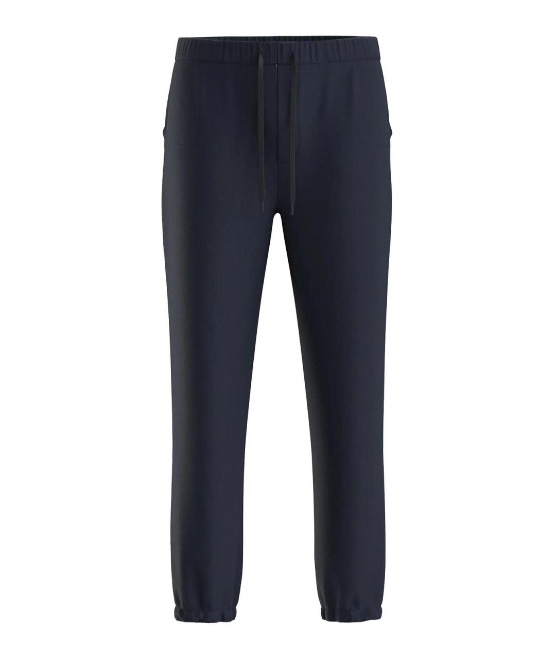 HUGO BOSS Синие хлопковые повседневные брюки, фото 1