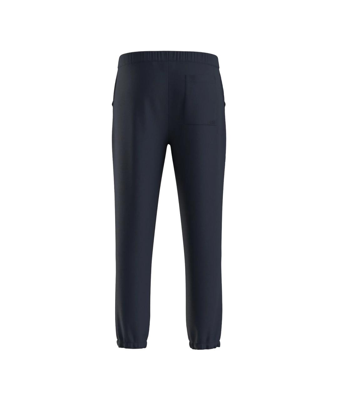 HUGO BOSS Синие хлопковые повседневные брюки, фото 2