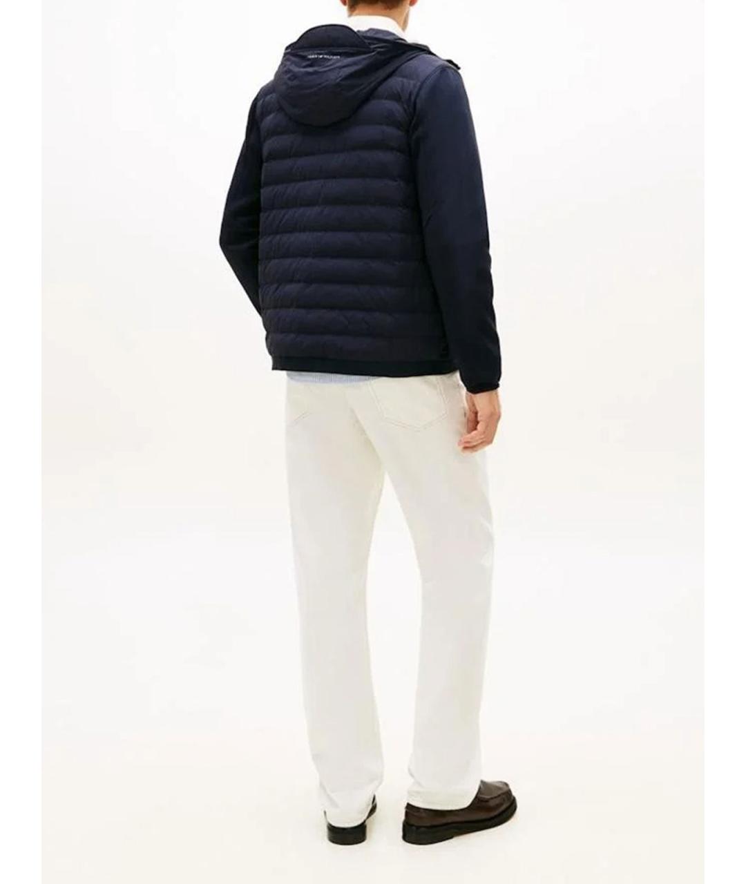 TOMMY HILFIGER Синяя полиамидовая куртка, фото 3