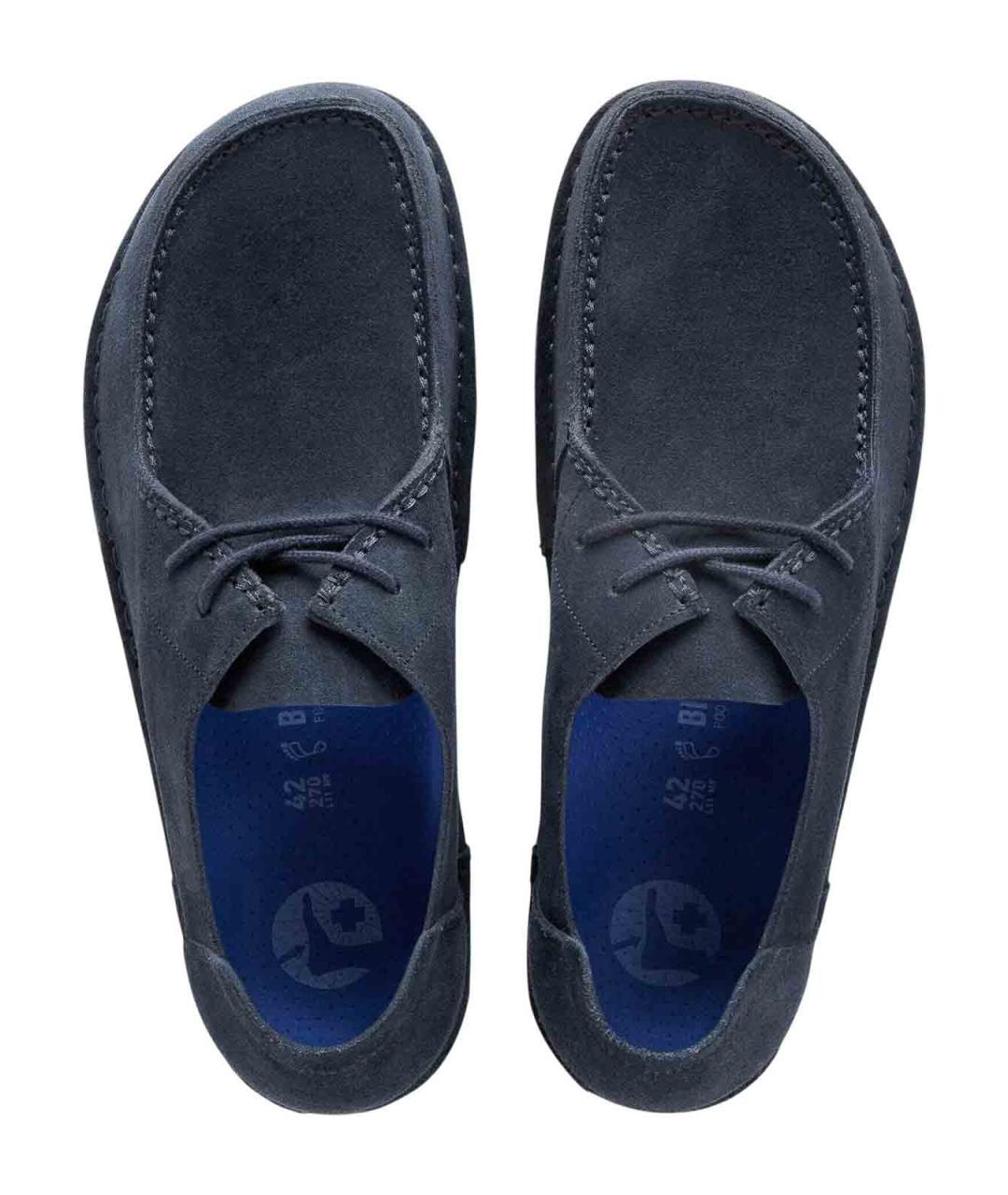 BIRKENSTOCK Синие замшевые лоферы, фото 3