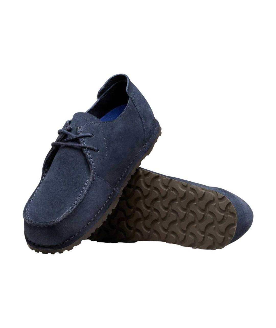 BIRKENSTOCK Синие замшевые лоферы, фото 4