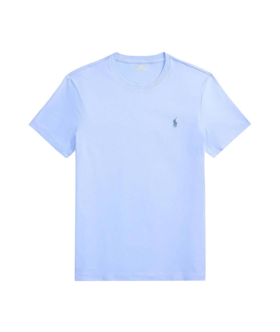 POLO RALPH LAUREN Синяя хлопковая футболка, фото 1