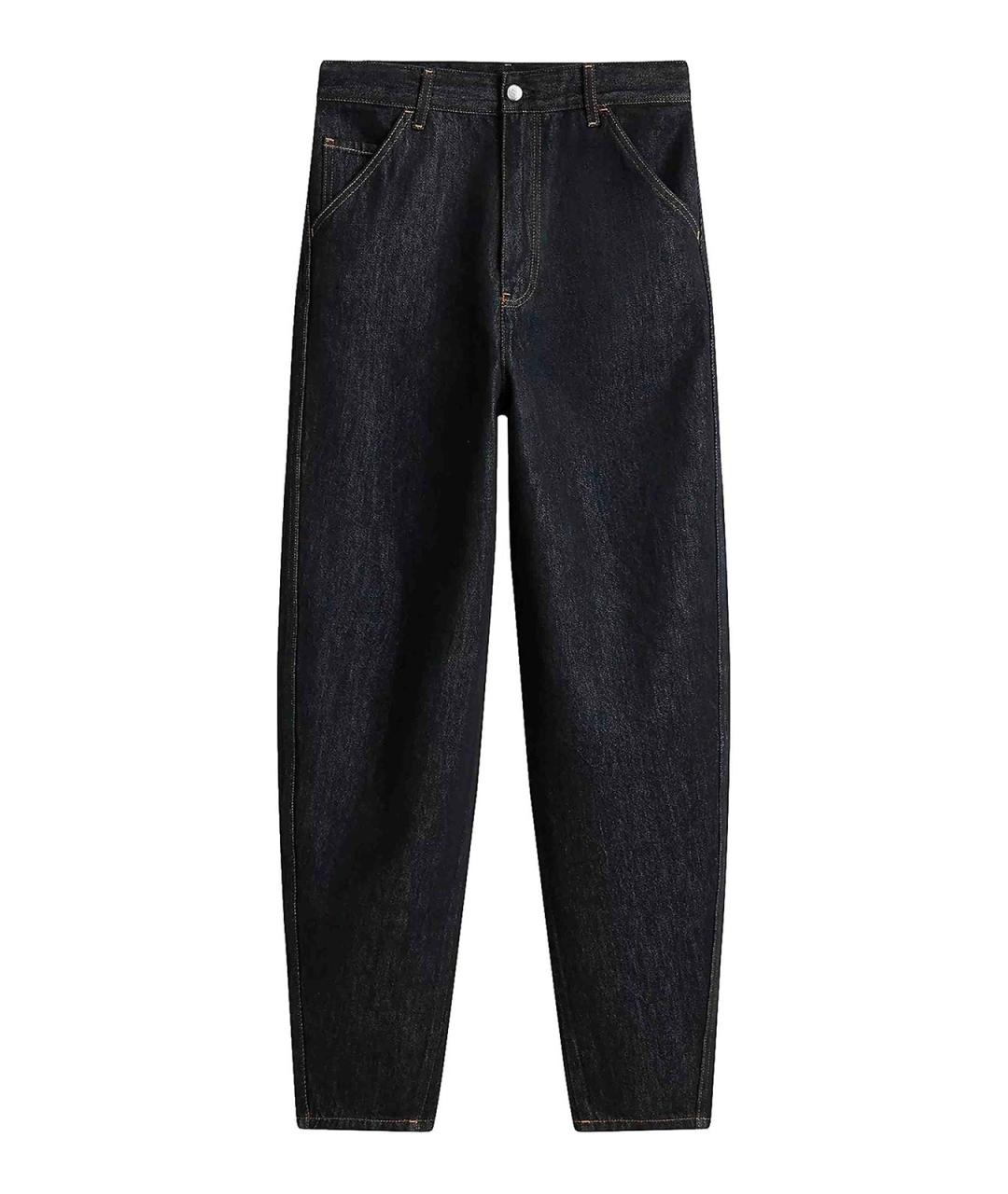 TOMMY HILFIGER Темно-синие хлопковые прямые джинсы, фото 1