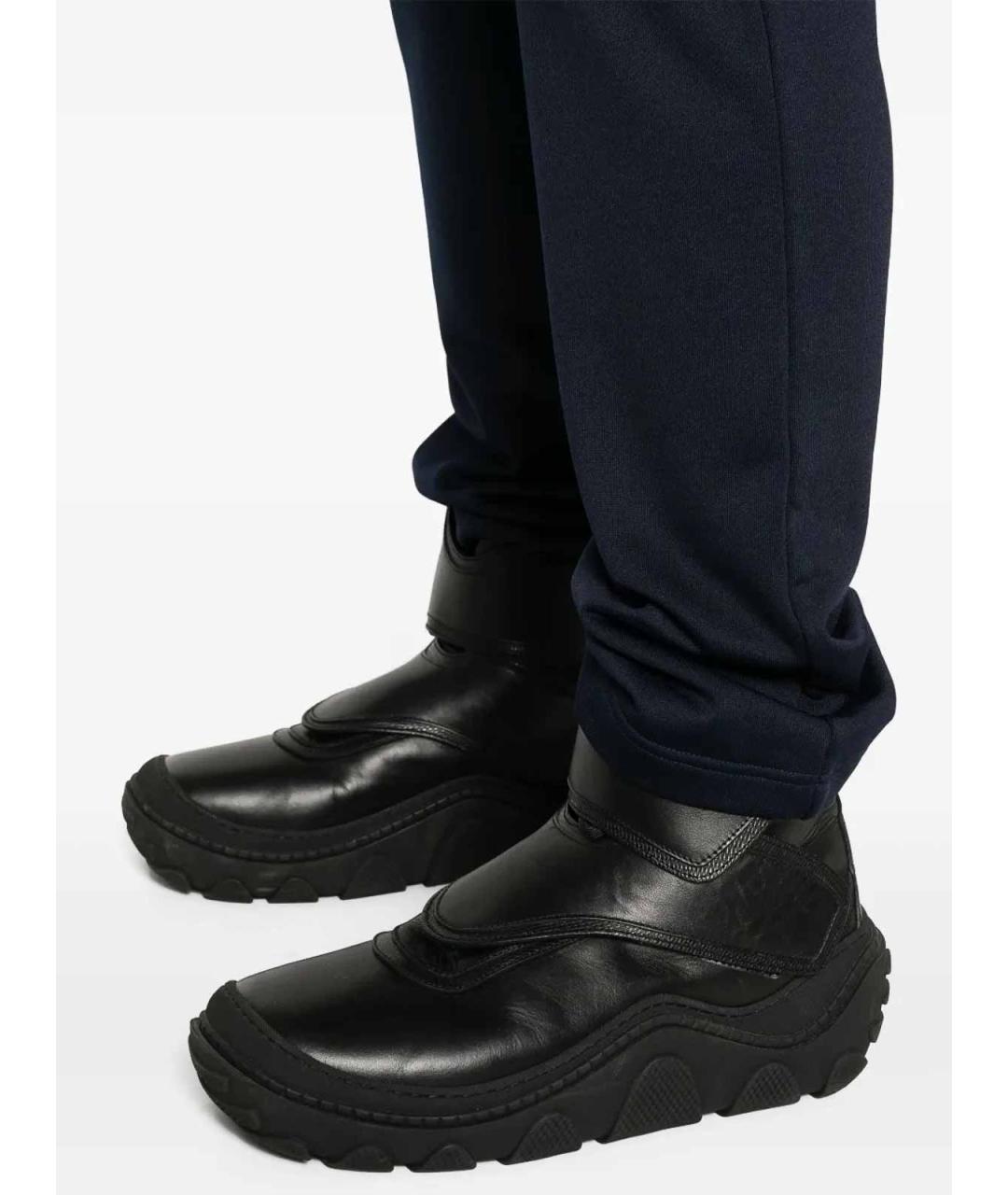 BALENCIAGA Темно-синие хлопковые повседневные брюки, фото 5
