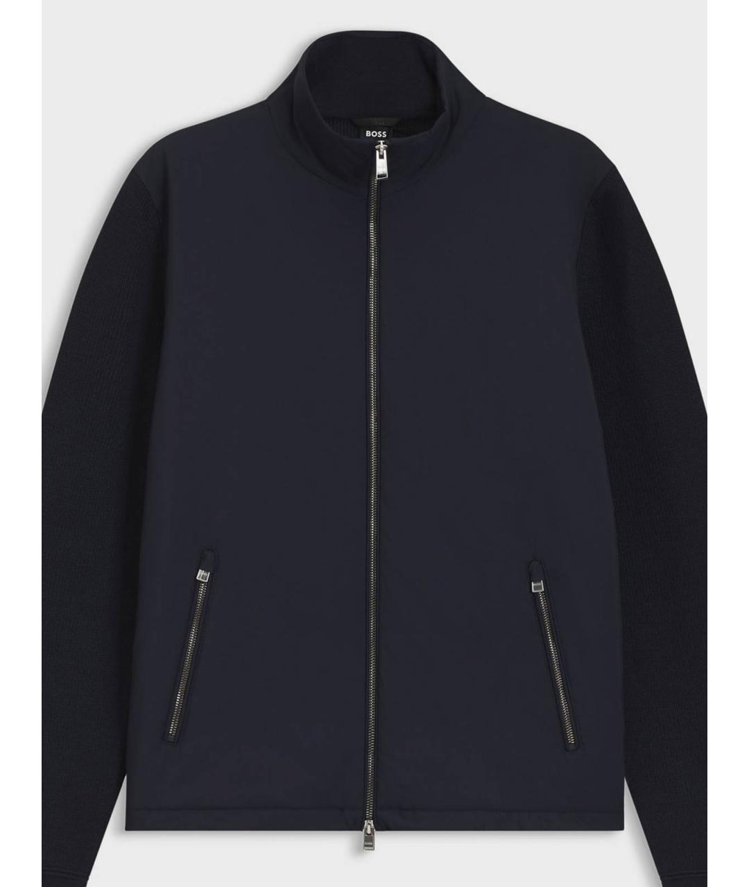 HUGO BOSS Синяя полиэстеровая куртка, фото 2
