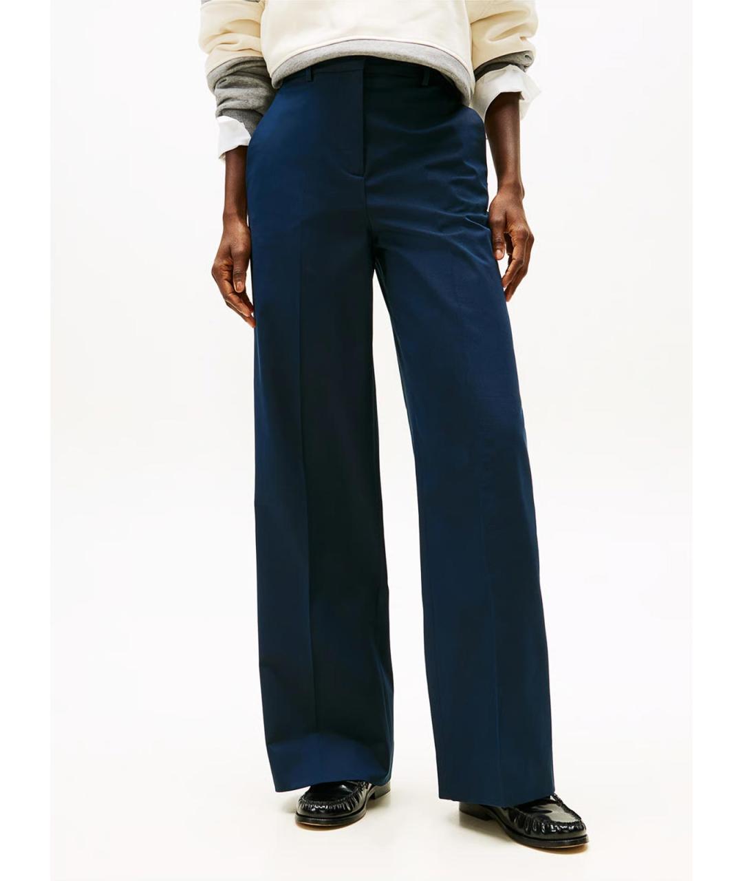 TOMMY HILFIGER Синие хлопковые прямые джинсы, фото 2