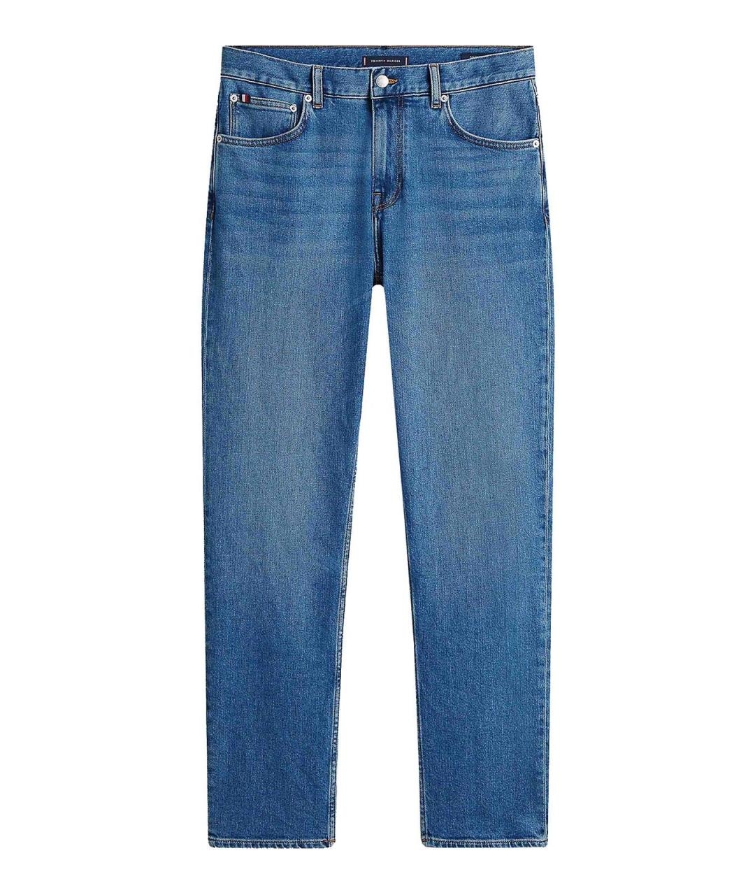 TOMMY HILFIGER Синие прямые джинсы, фото 1
