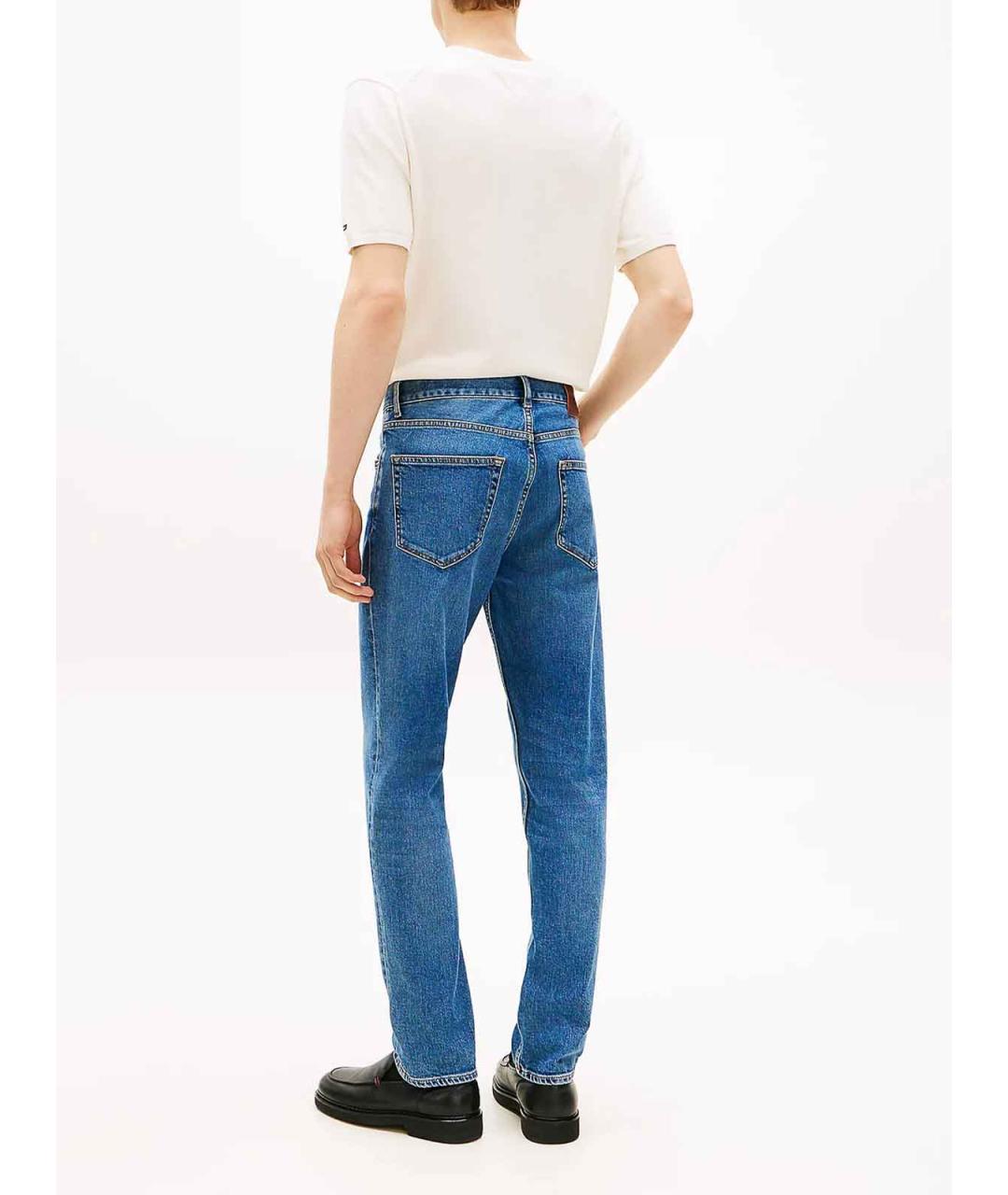 TOMMY HILFIGER Синие прямые джинсы, фото 3