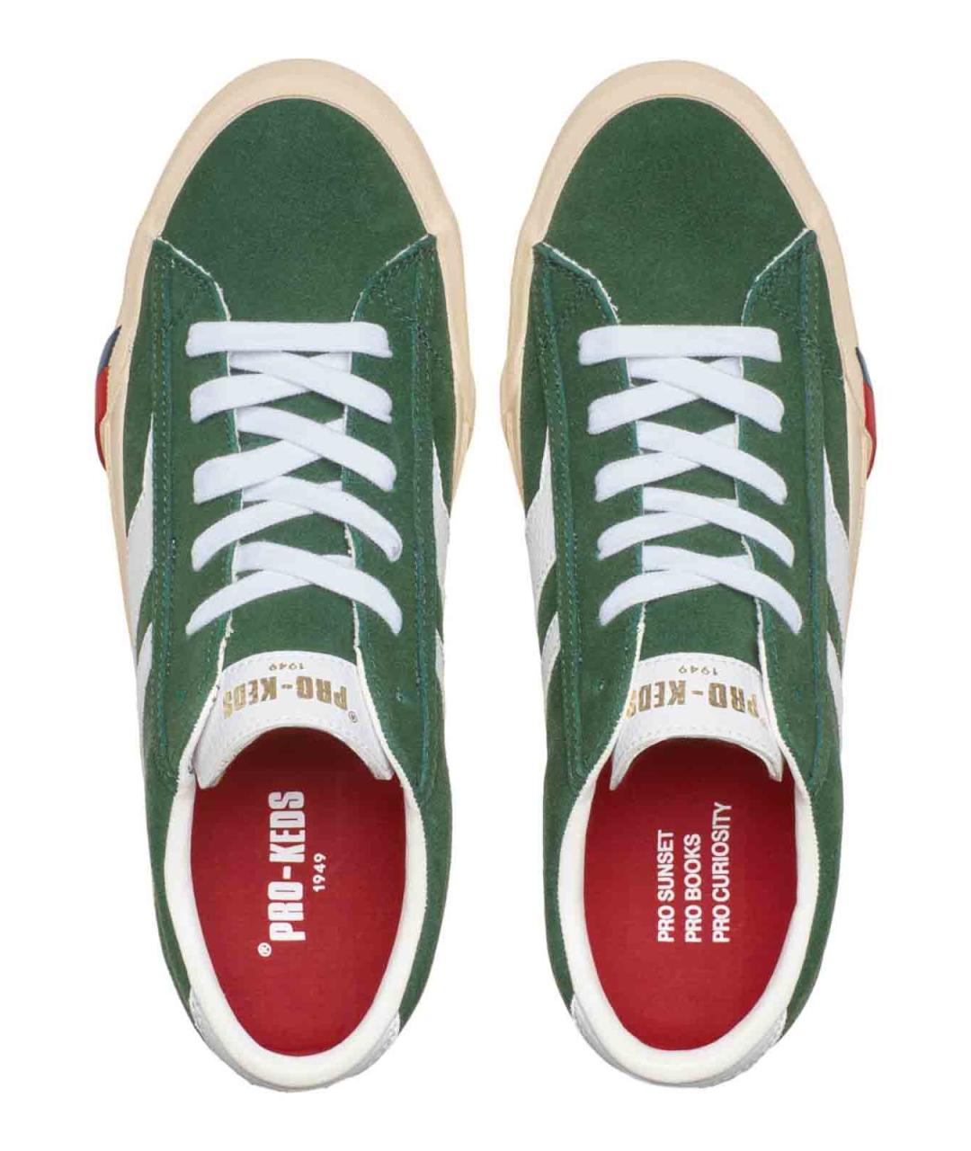 PRO-KEDS Зеленые замшевые низкие кроссовки / кеды, фото 4