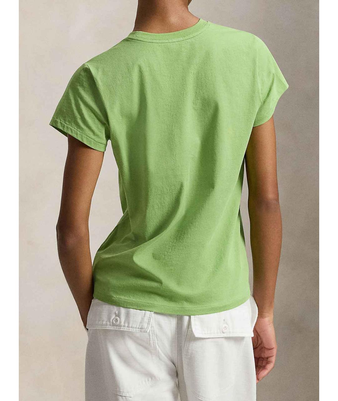 POLO RALPH LAUREN Зеленая футболка, фото 3