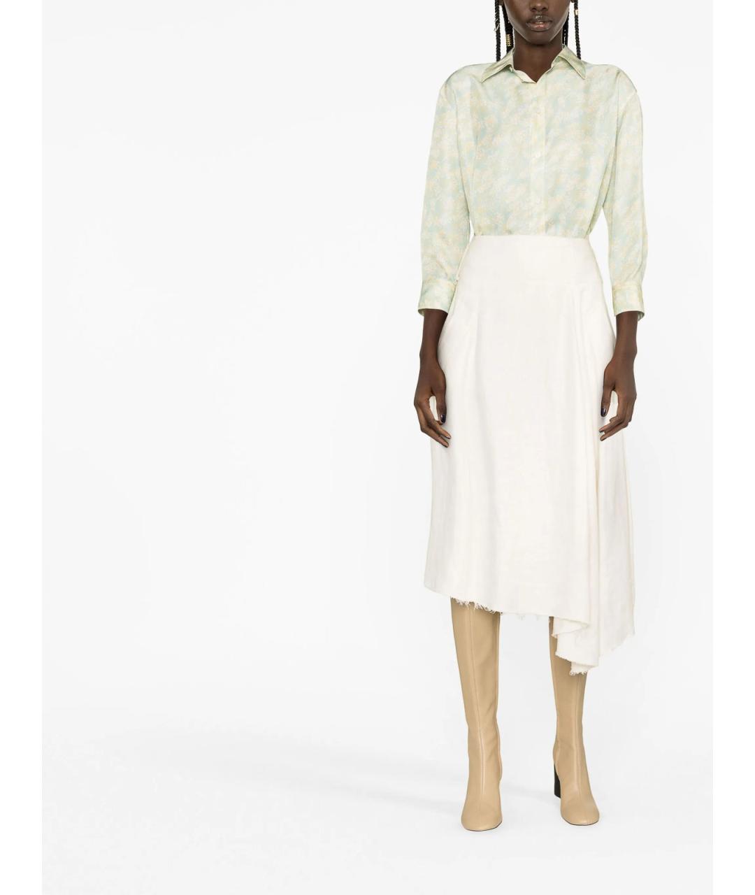 JIL SANDER Мульти вискозная блузы, фото 2