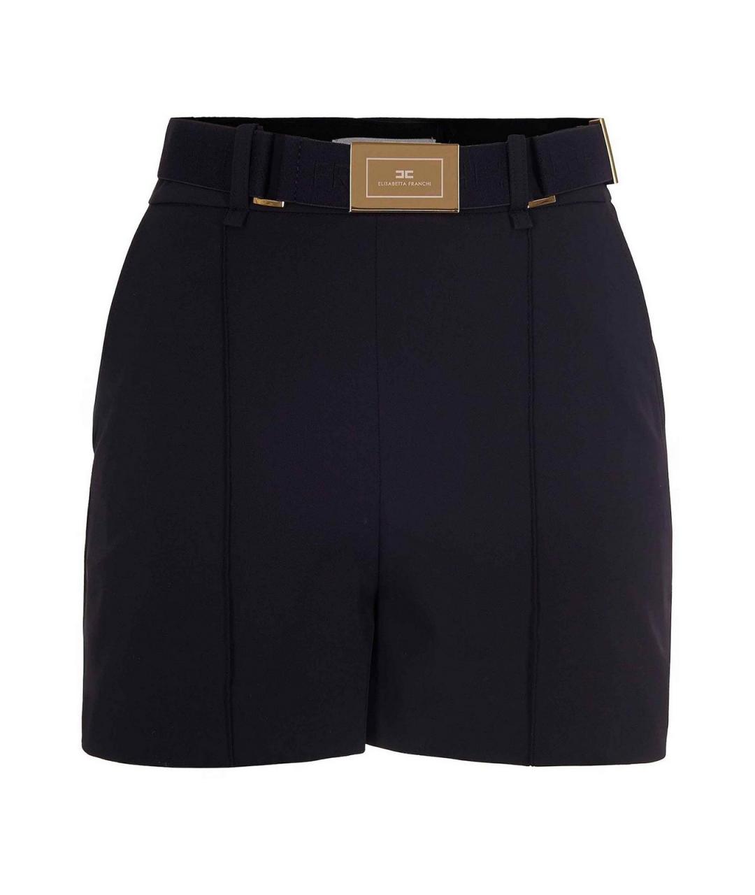 ELISABETTA FRANCHI Черные шорты, фото 1