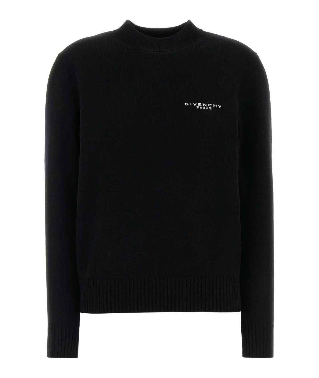 GIVENCHY Черный шерстяной джемпер / свитер, фото 1