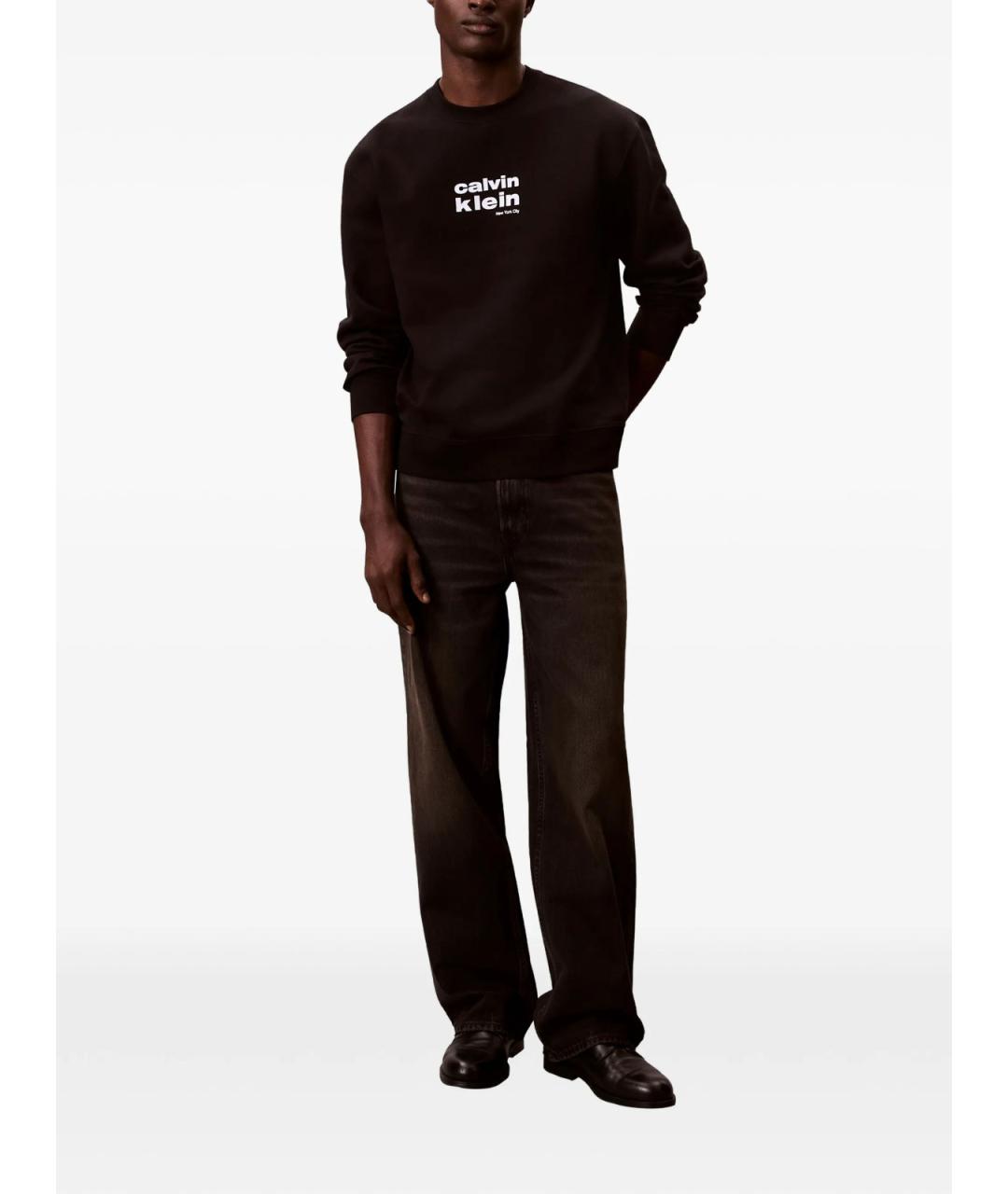 CALVIN KLEIN Черный джемпер / свитер, фото 2