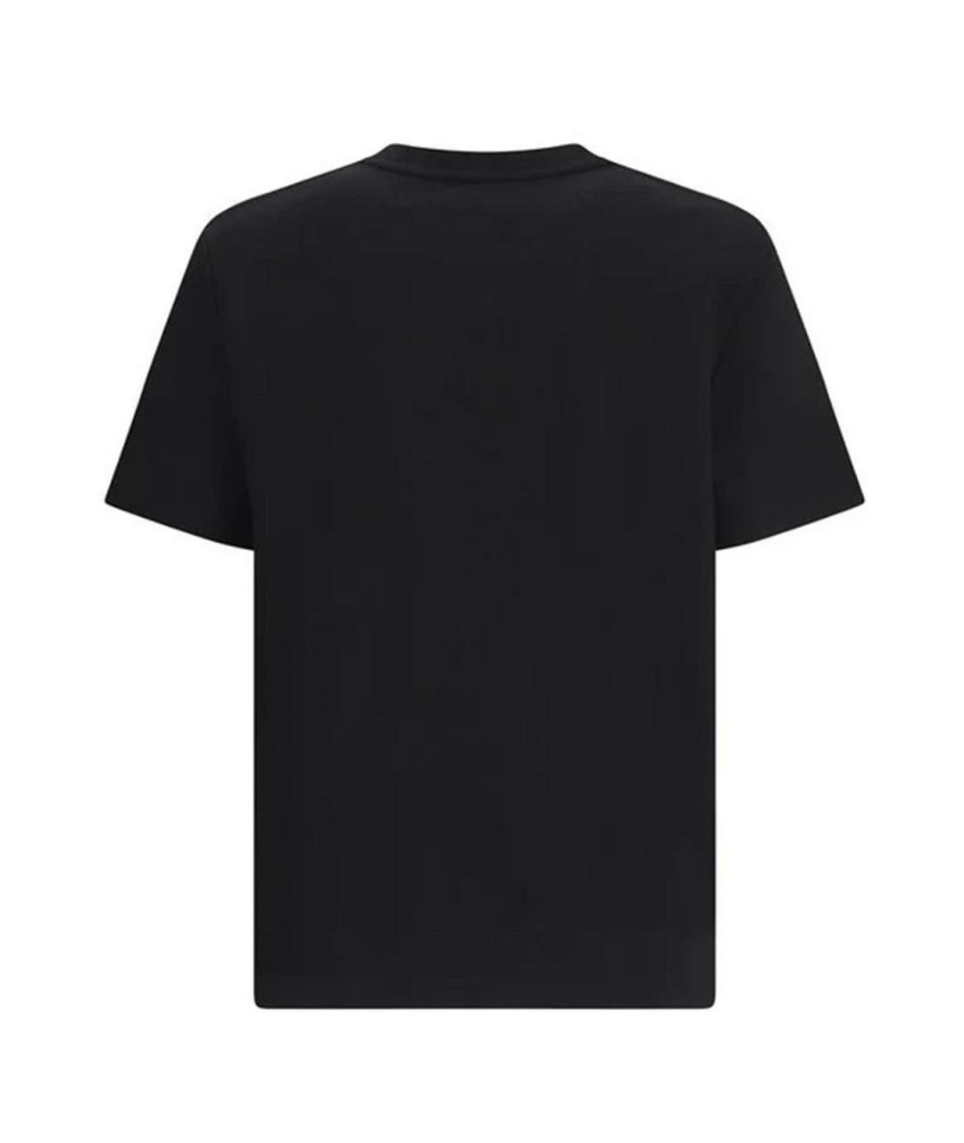 BALMAIN Черная футболка, фото 2