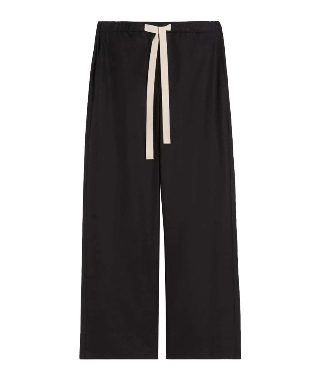 'S MAX MARA Черные прямые брюки, фото 1