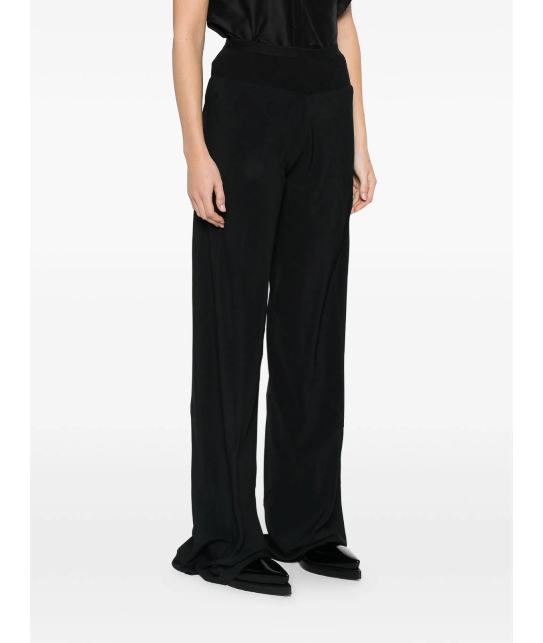 RICK OWENS Черные брюки широкие, фото 3