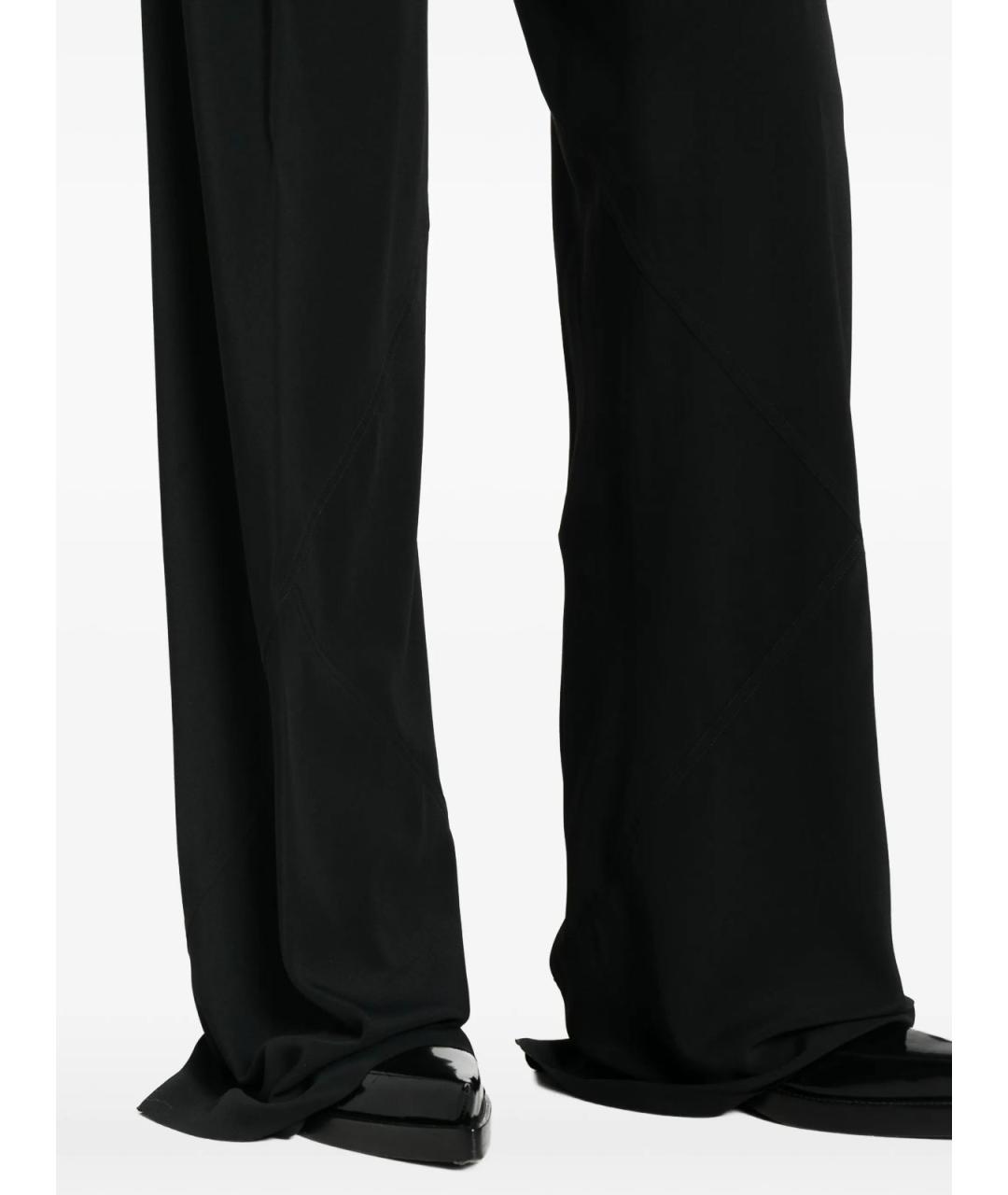 RICK OWENS Черные брюки широкие, фото 5