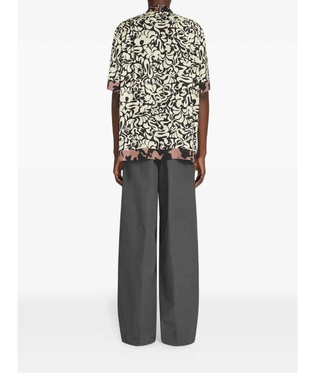DRIES VAN NOTEN Черная вискозная рубашка, фото 4