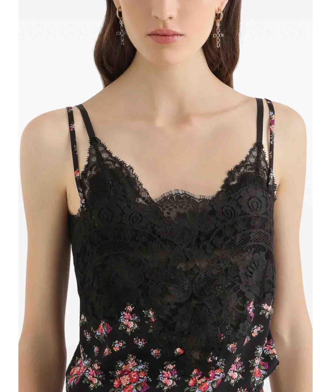 DOLCE&GABBANA Черная майка, фото 4