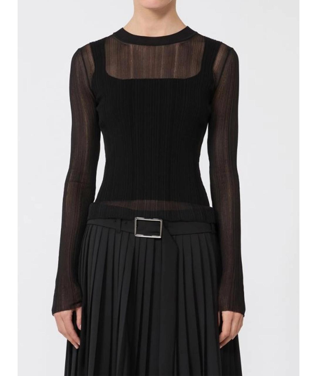 SPORTMAX Черный джемпер / свитер, фото 2
