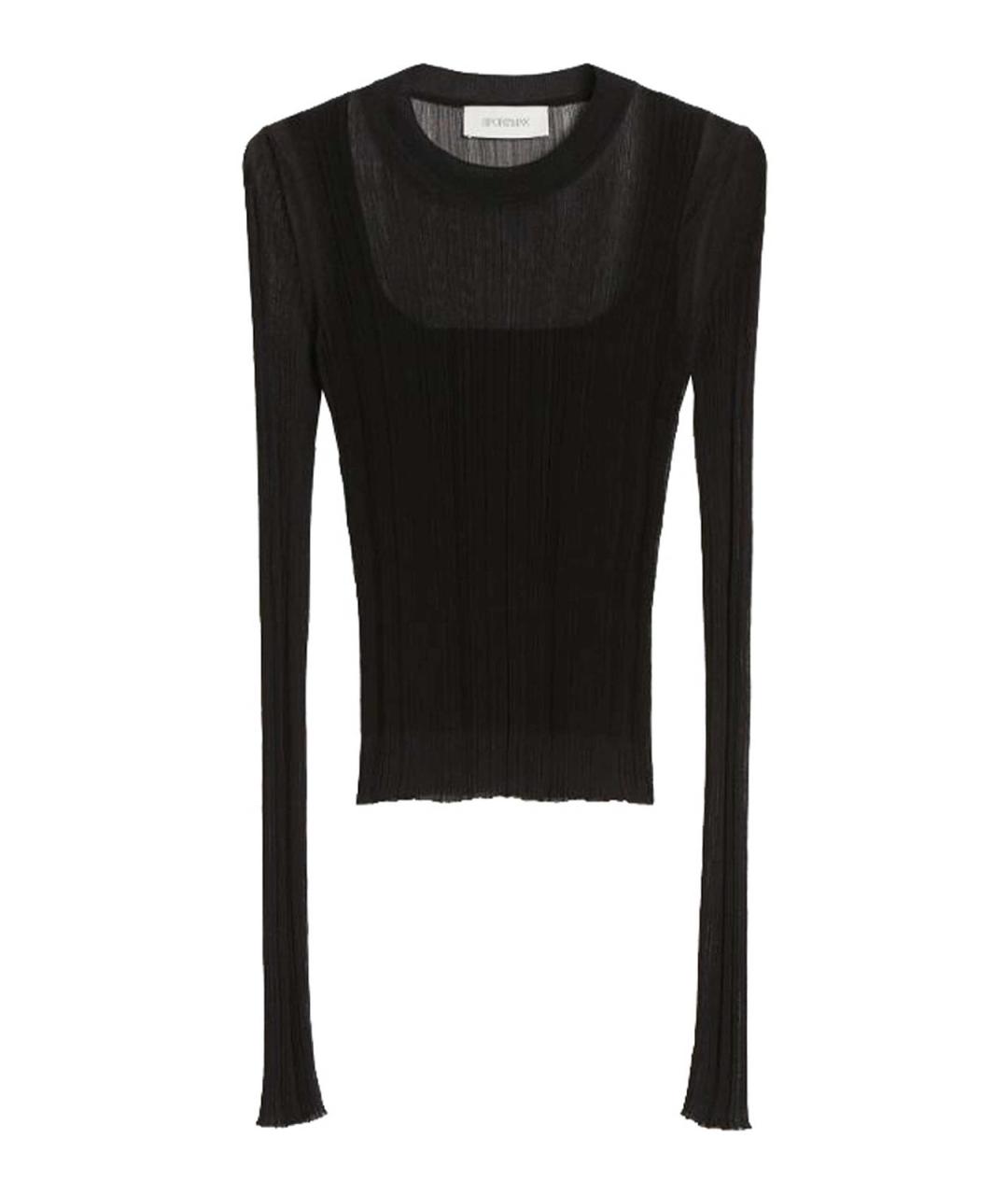 SPORTMAX Черный джемпер / свитер, фото 1
