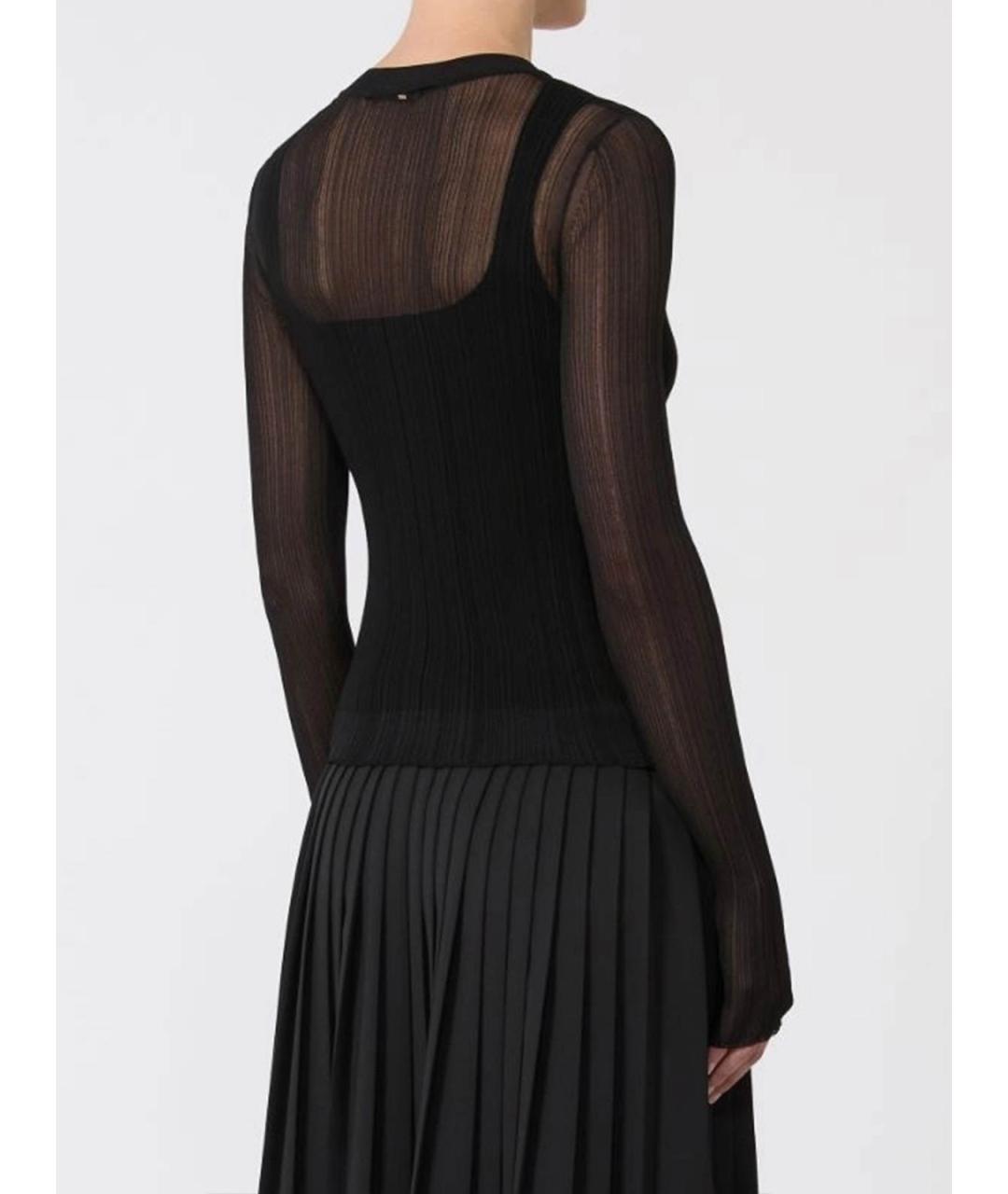 SPORTMAX Черный джемпер / свитер, фото 3