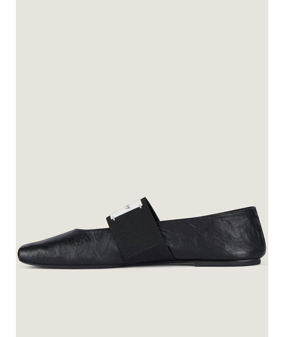 GIVENCHY Черные кожаные балетки, фото 3