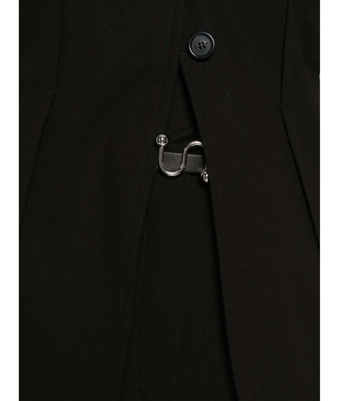 SPORTMAX Черные прямые брюки, фото 5