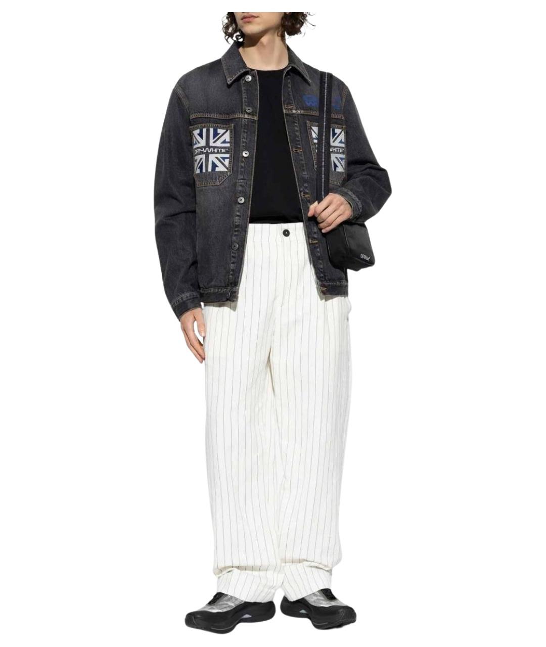 OFF-WHITE Черная футболка, фото 2