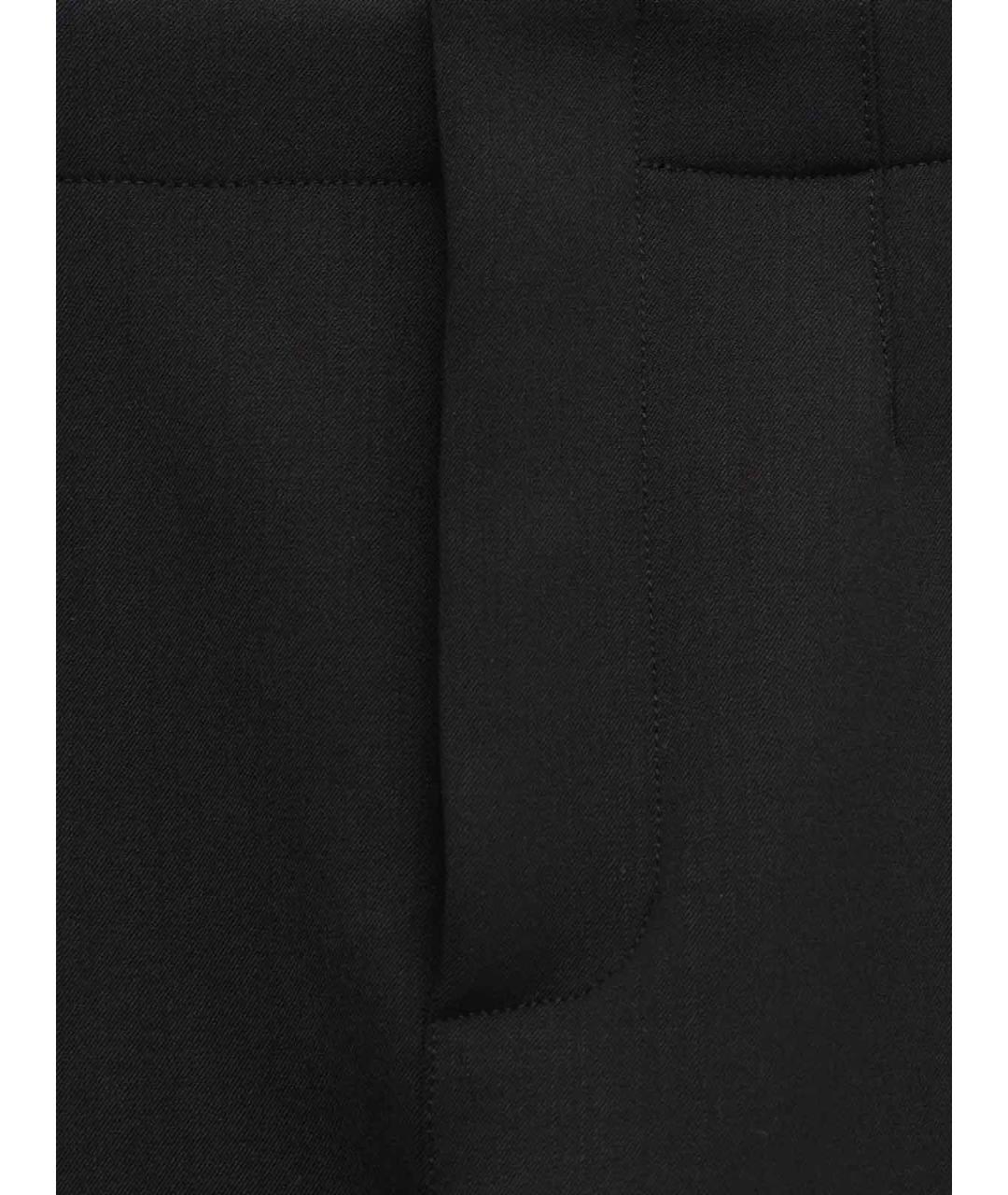 JACQUEMUS Черные хлопковые повседневные брюки, фото 3