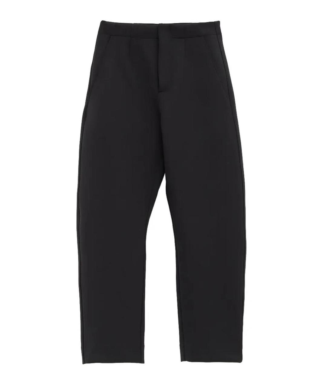 JACQUEMUS Черные хлопковые повседневные брюки, фото 1