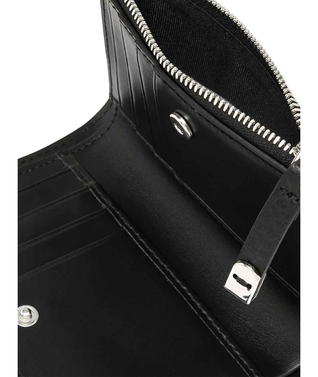 Gianni Chiarini Черный кожаный кошелек, фото 5