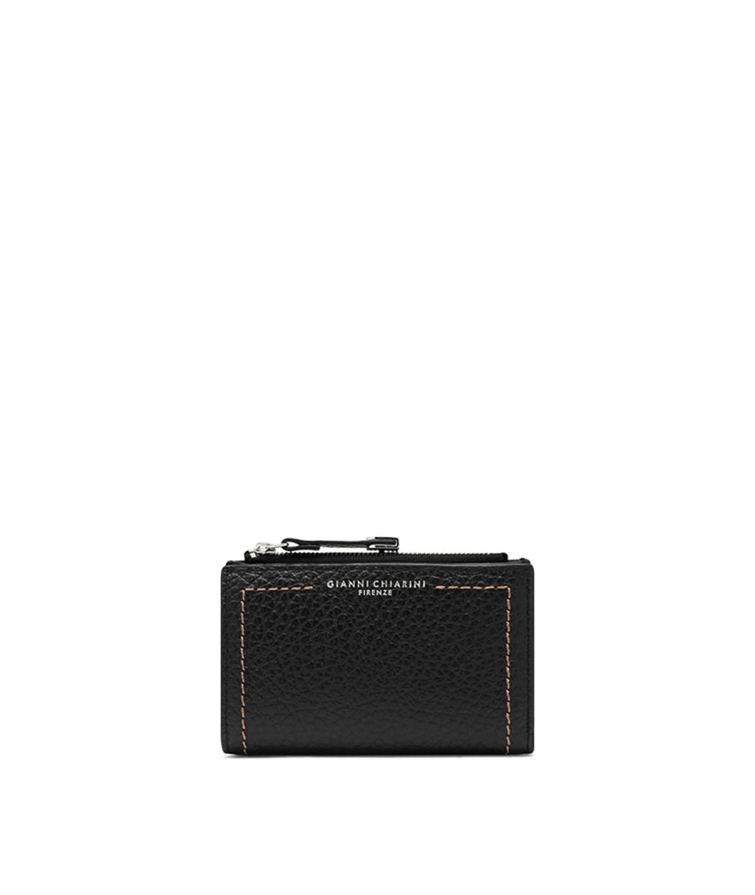 Gianni Chiarini Черный кожаный кошелек, фото 1