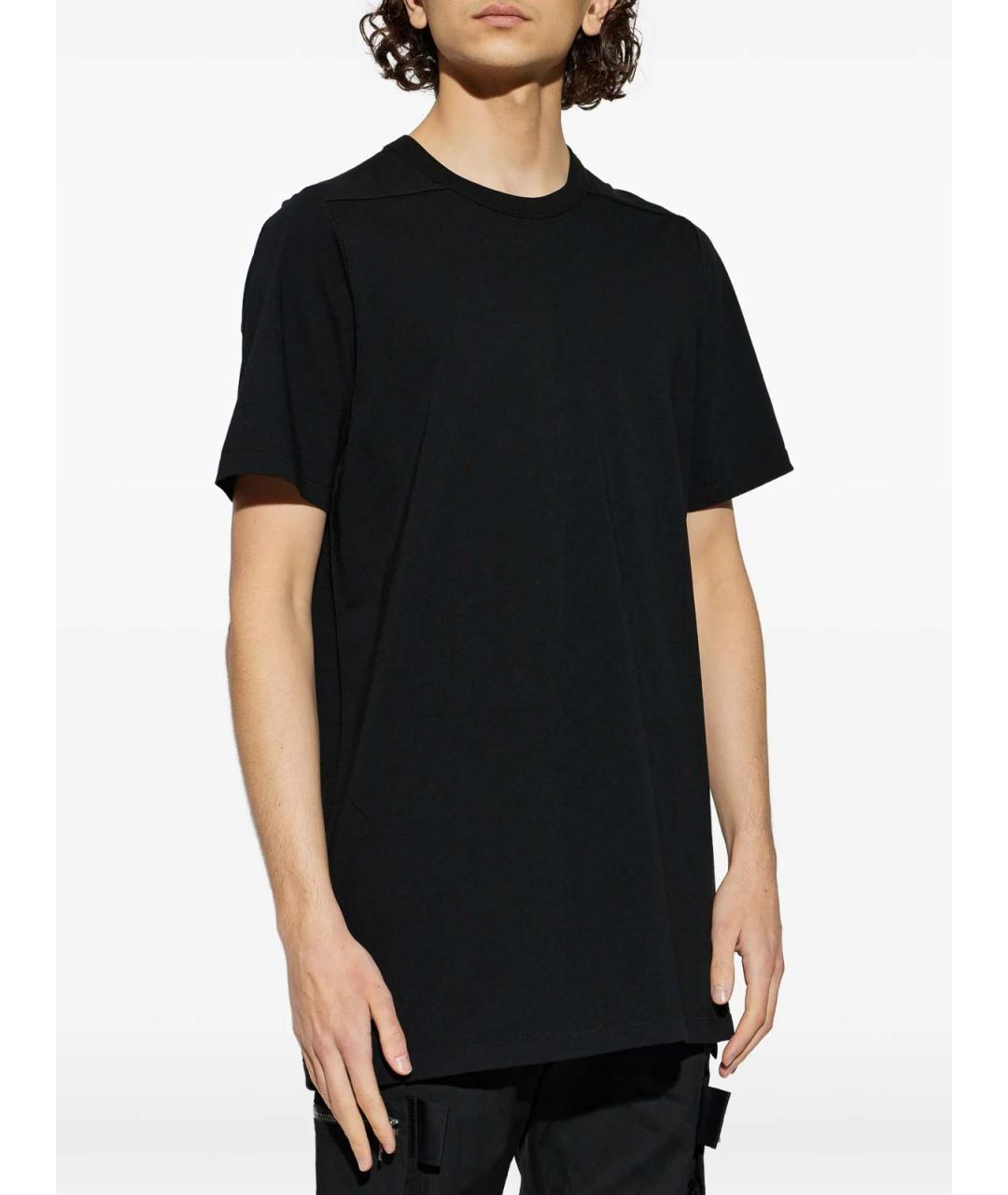 RICK OWENS Черная футболка, фото 3
