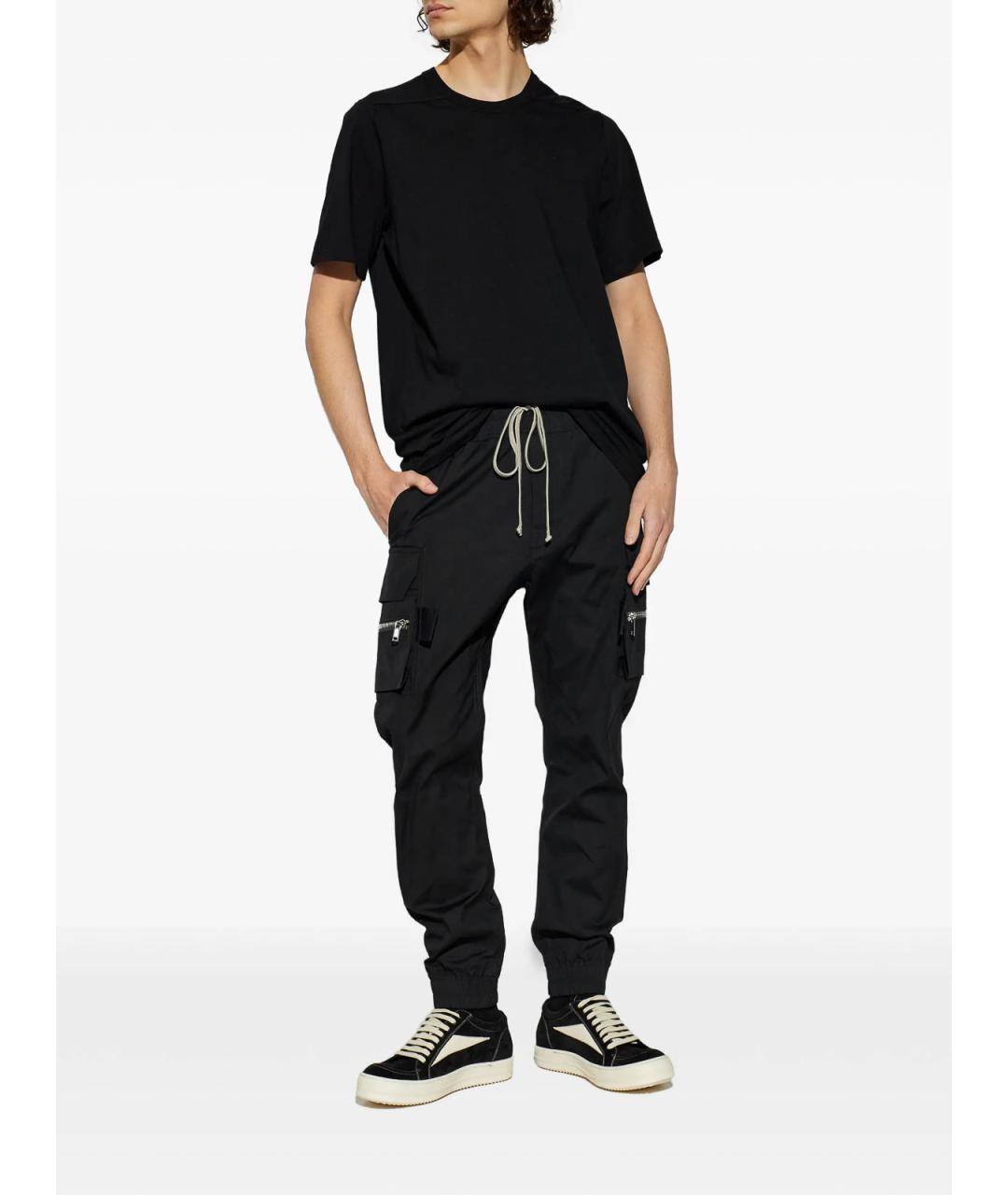 RICK OWENS Черная футболка, фото 2