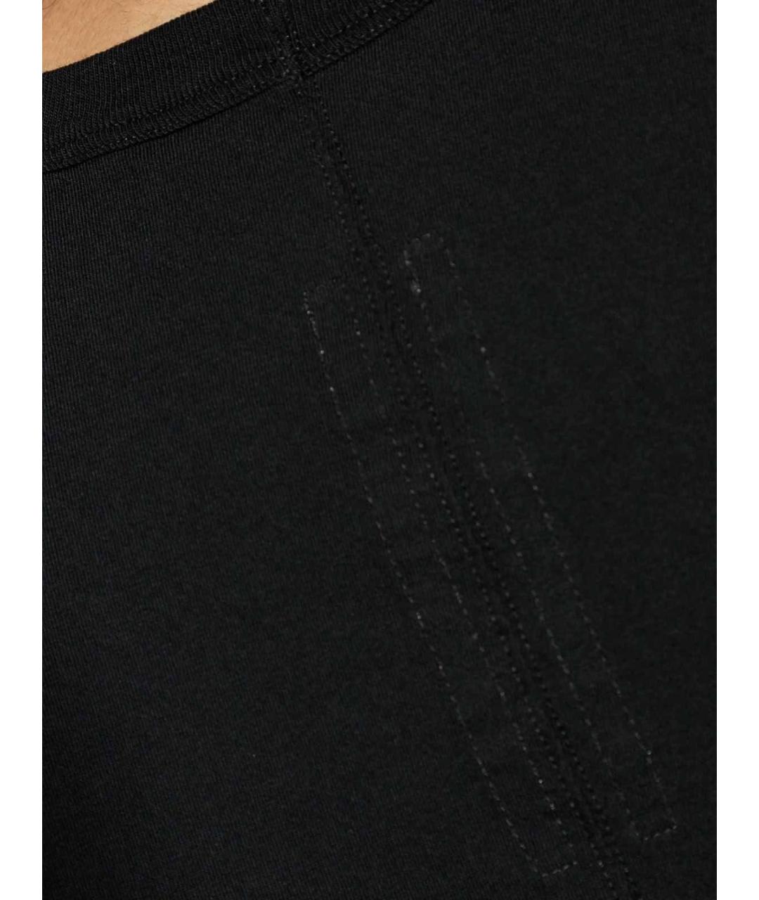 RICK OWENS Черная футболка, фото 5