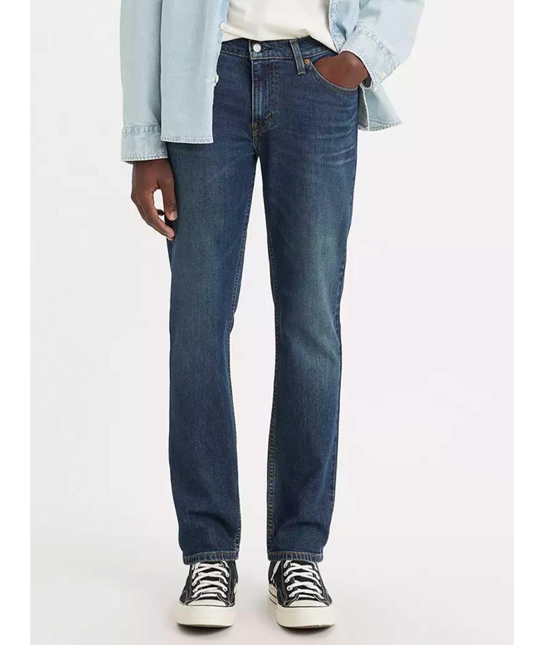 LEVI'S Синие хлопковые джинсы, фото 2