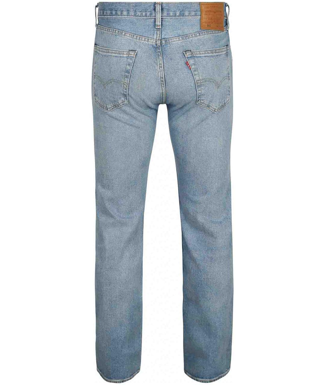 LEVI'S Голубые хлопковые джинсы скинни, фото 2
