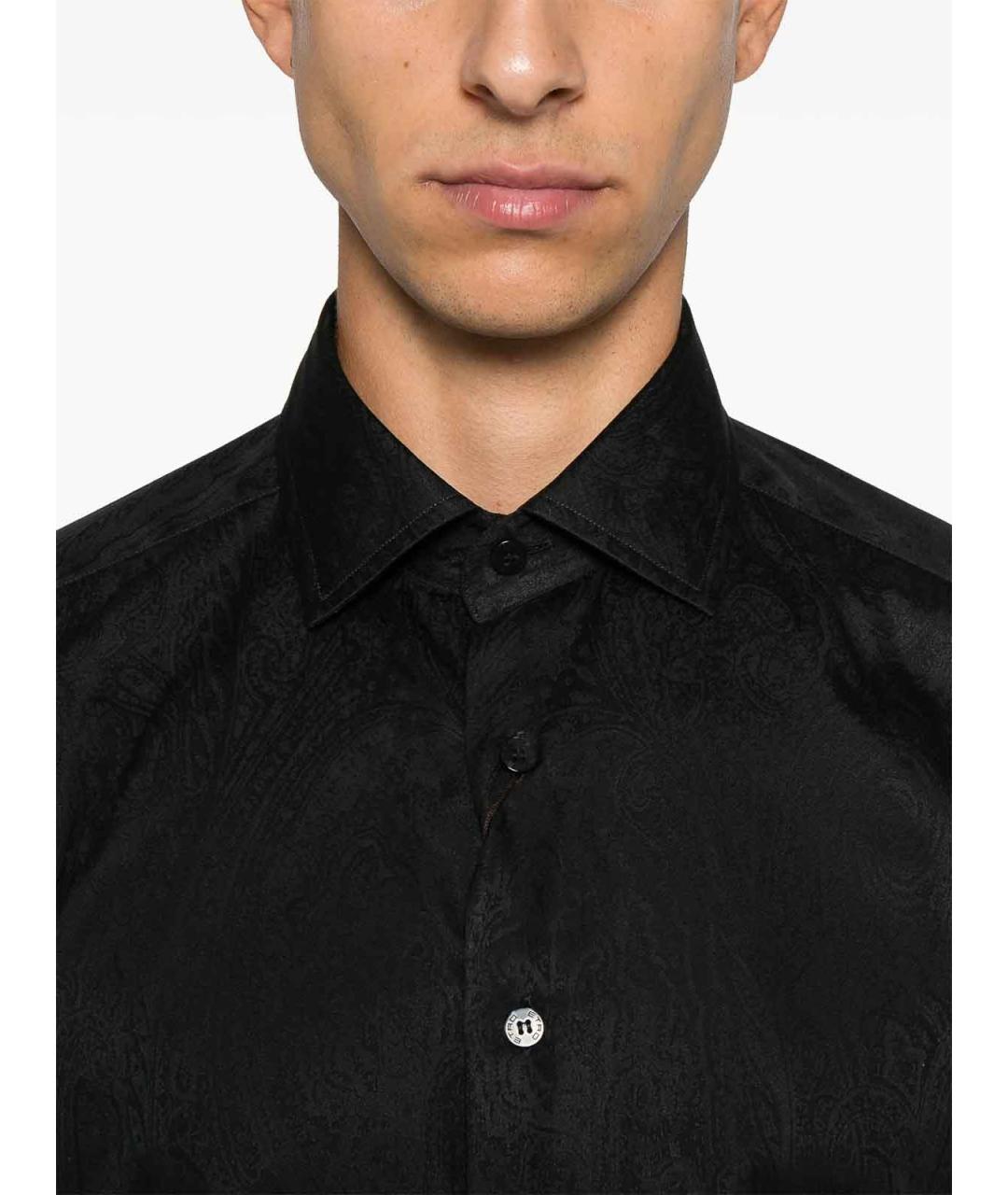 ETRO Черная кэжуал рубашка, фото 5