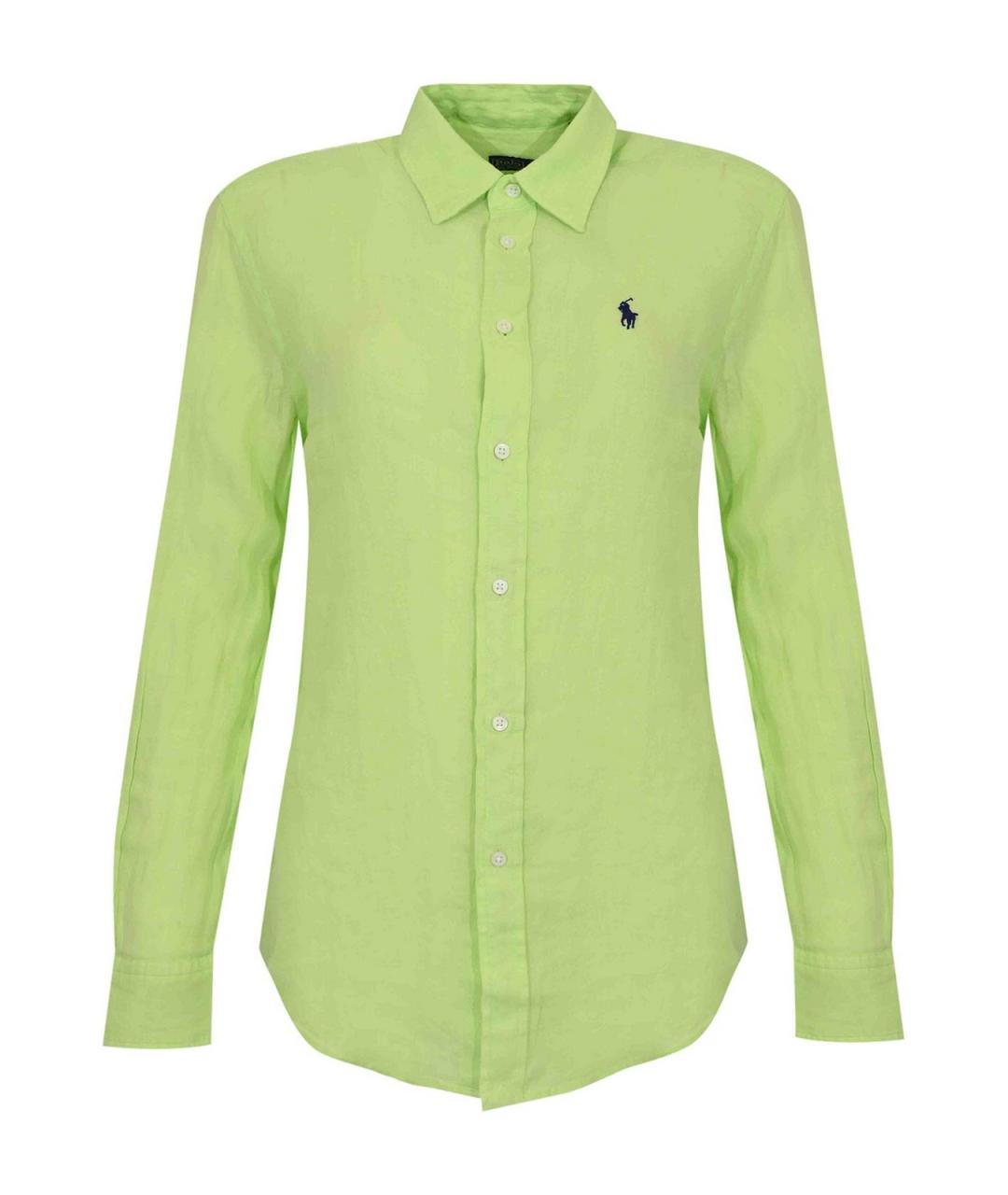 POLO RALPH LAUREN Серебряная льняная рубашка, фото 1